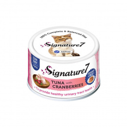 Консервы для кошек – Signature7 паштет с тунцом и клюквой, 80 г