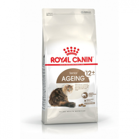 Bar­ība kaķiem – Royal Canin Feline Ageing +12, 4 kg title=