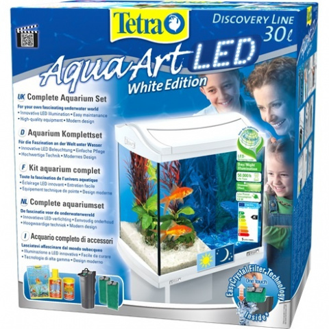 Akvārijs - TETRA Aqua Art LED 30l, white