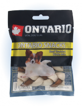 Ontario Rawhide Snack Braided Stick Mix 7,5cm 4 ks