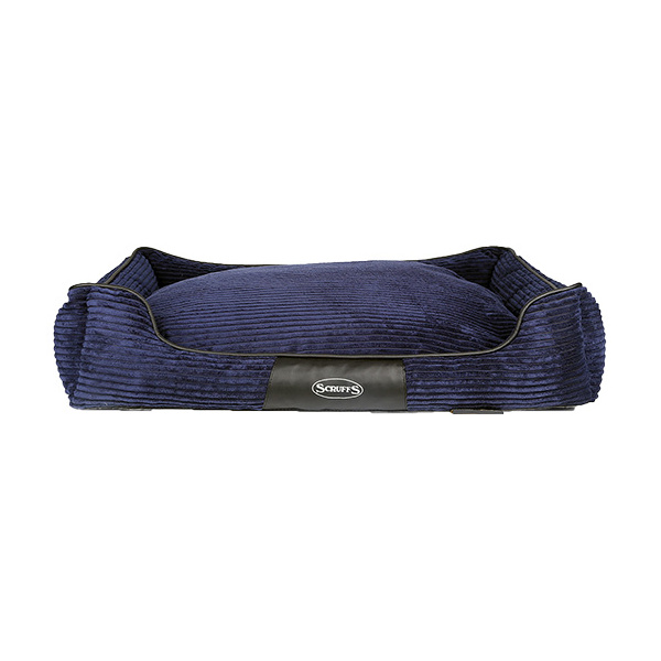 Pelech SCRUFFS Milan Memory Foam Box Bed tm. modrý XL