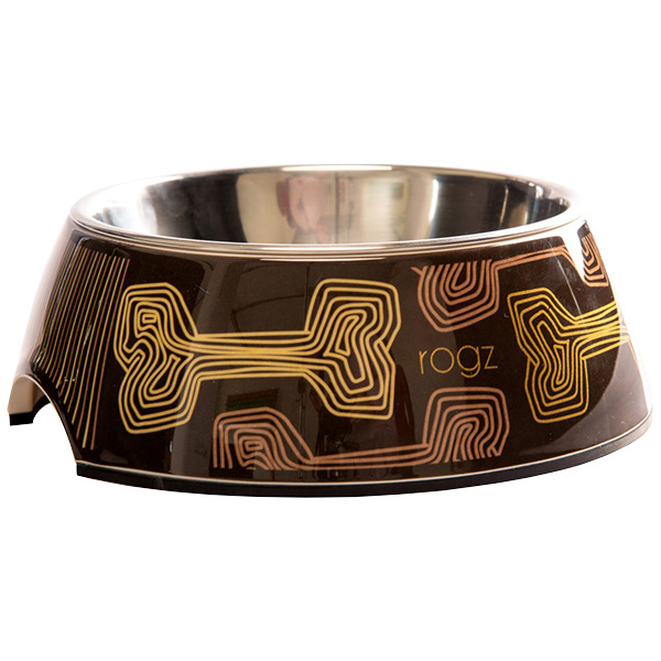 Miska rogz bubble mocha bone s