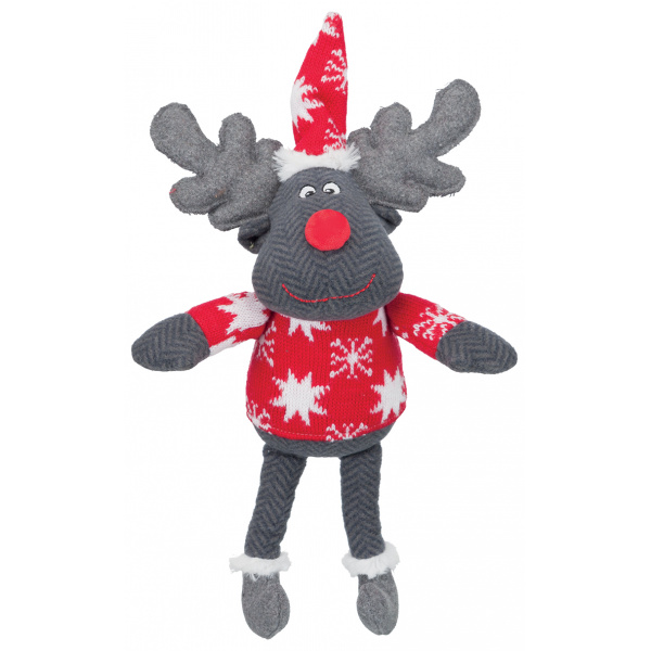 Trixie Xmas Hračka plyšový sob, 42cm