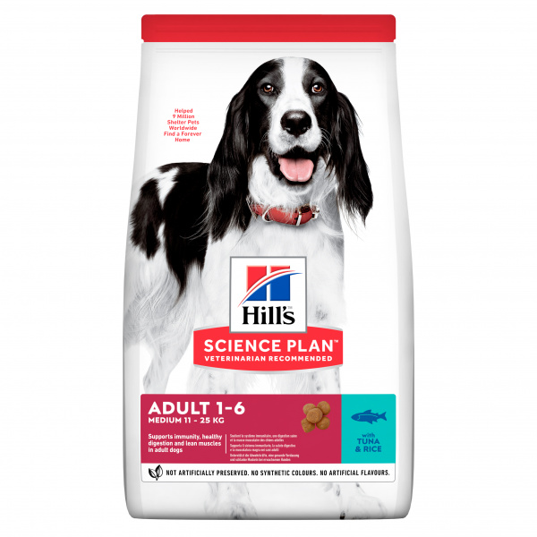 E-shop Hill´s Science Plan Canine Adult Medium Tuna & Rice 12kg