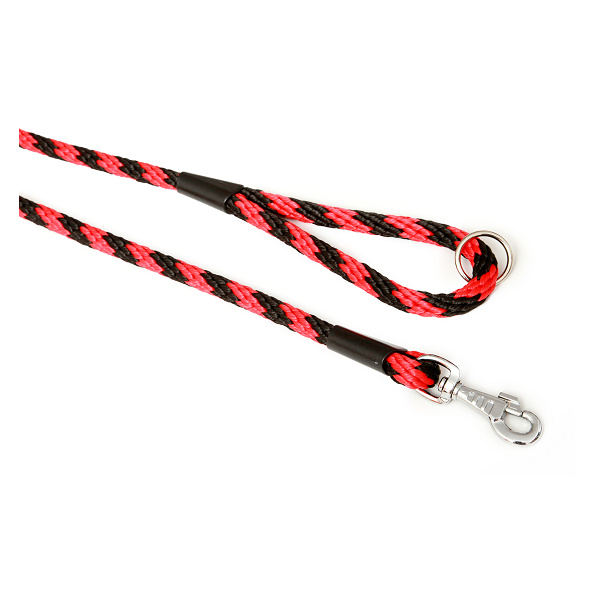 Bafpet vodidlo špirála nylon čierno-červené 1,4 x 150 cm