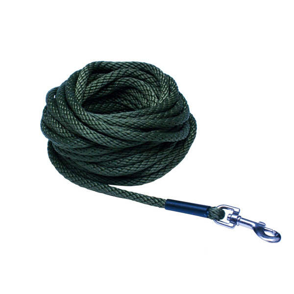 Bafpet vodidlo stopovacie nylon lano tmavo zelené 0,6 x 10 m