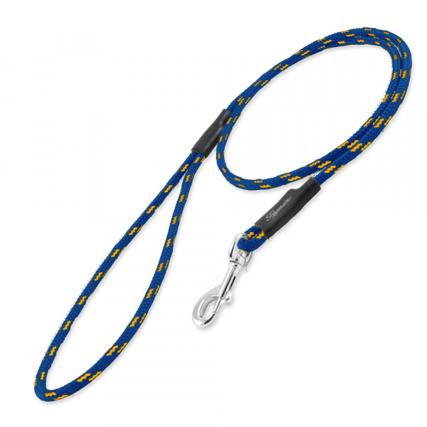 Vodítko klasické Tamer 115cm mini modré/žluté