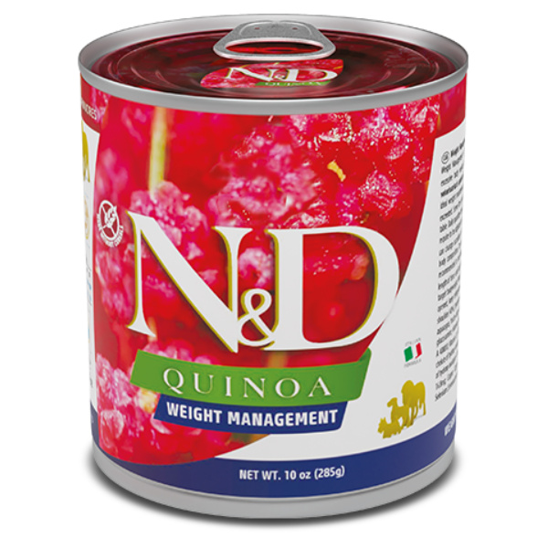 ND Dog konz. Quinoa Weight management jahňa 285 g