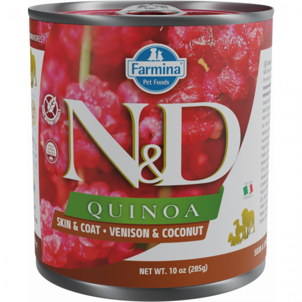ND Dog konz. Quinoa zverina a kokos 285 g