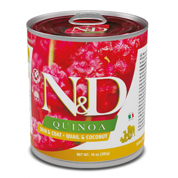 ND Dog konz. Quinoa prepelica a kokos 285 g