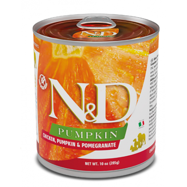 ND Dog konz. kura, tekvica a granátové jablko 285 g