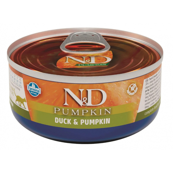 N&D Cat konzerva kačka a tekvica 70 g