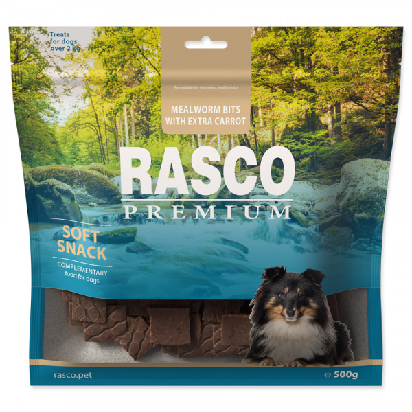 Rasco Premium poch. múčne červy s mrkvou 500 g