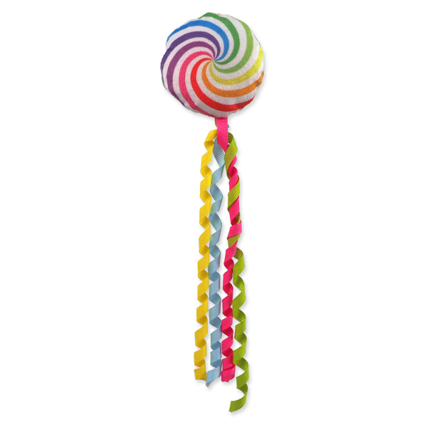 Magic Cat hračka Rainbow Relax koliesko šuštiace s catnipom dúhové 7 cm
