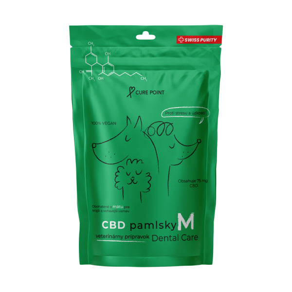 CurePoint CBD pamlsky Dental Care M 100 g