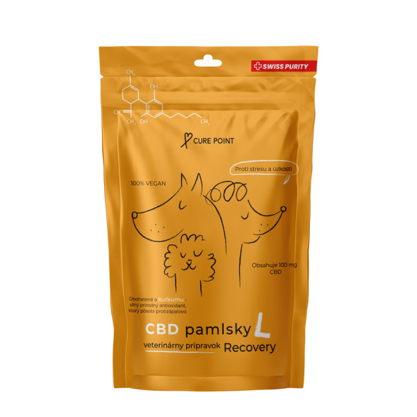 CurePoint CBD pamlsky Recovery L 100 g