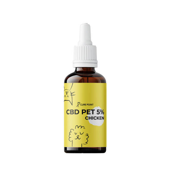 CurePoint CBD olej pre zvieratá kura 10 ml