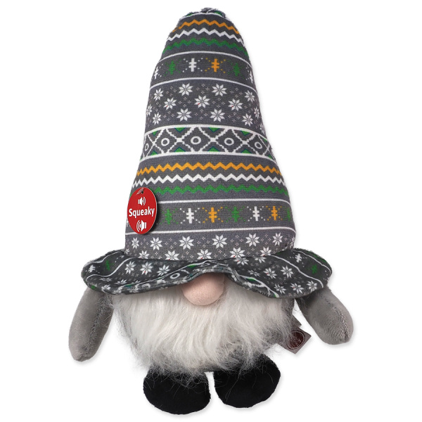 Dog Fantasy hračka trpaslík 30 cm sivý