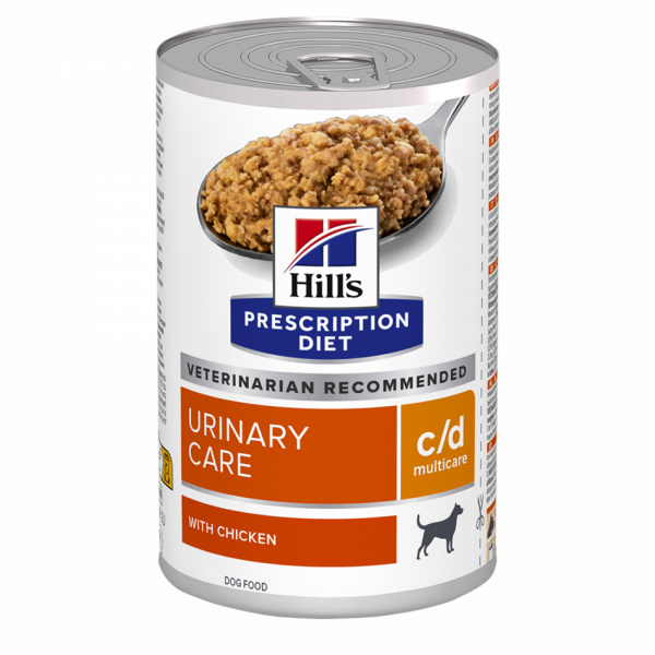 Hill's Prescription Diet c/d Multicare na starostlivosť o močový systém s kuraťom 370g