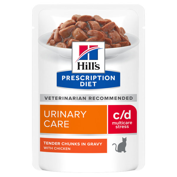 Hill's Prescription Diet c/d Urinary stress s kuraťom 12x85 g