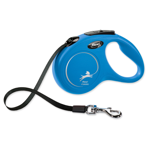Voditko Flexi Classic New paska S 5m modre