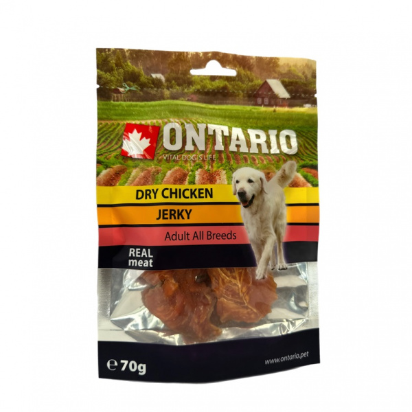 ONTARIO Natural Meat Dog Snack Dry Chicken Jerky 70g