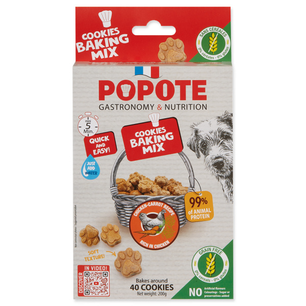 Popote zmes na pochúťky pre psov Grain Free kuracie 200 g