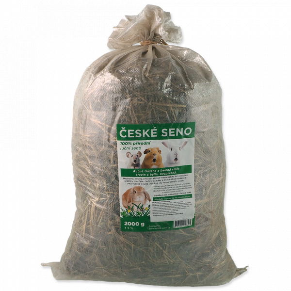 Seno české prírodné lúčne 2kg