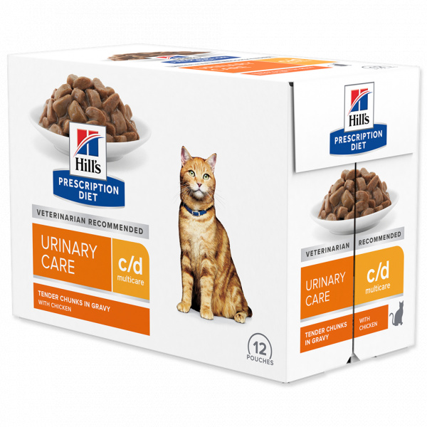 Kapsičky Hill's Prescription Diet c/d MultiCare kura 12 x 85 g