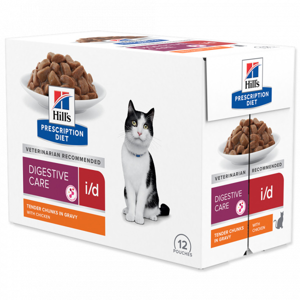 HILL`S Prescription kapsička Diet i/d Feline Chicken 12 x 85 g