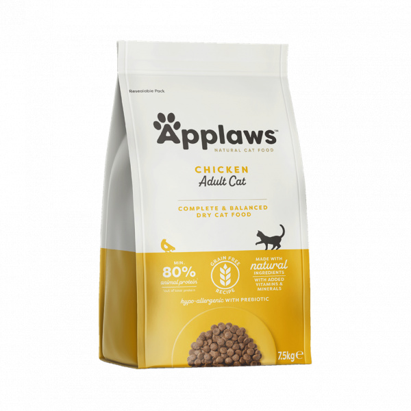 Applaws Dry Cat krmivo kura 7,5 kg