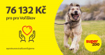 76 132 Kč pro útulek Voříškov title=