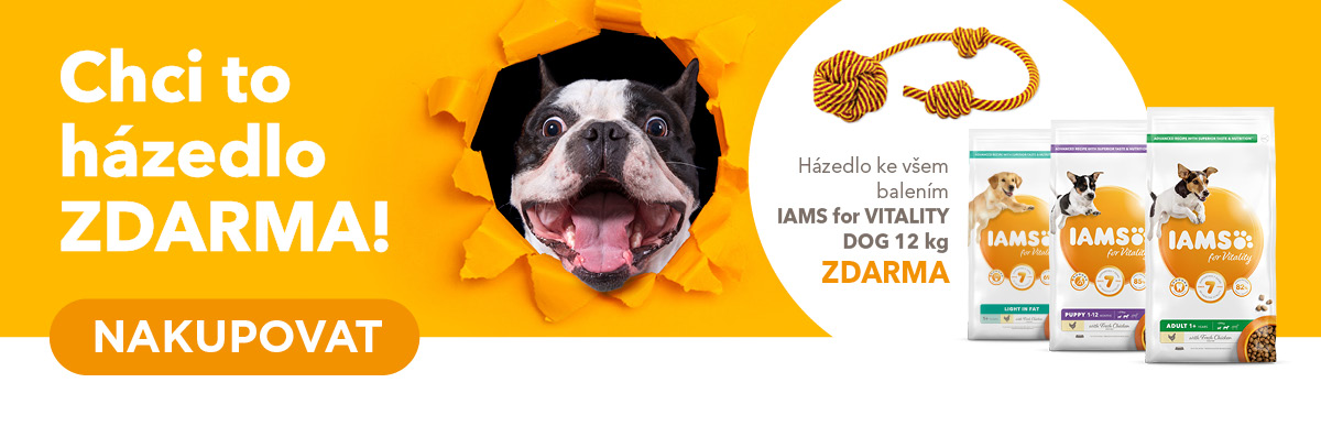 HÁZADLO ZDARMA IAMS VITALITY DOG 12kg   class=