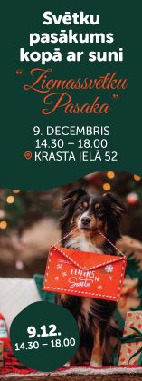 Svētku pasākums kopā ar suni 