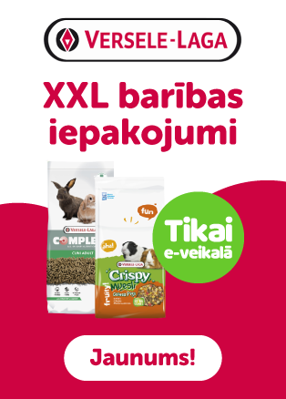 Jaunums! XXL barības iepakojumi no Versele Laga